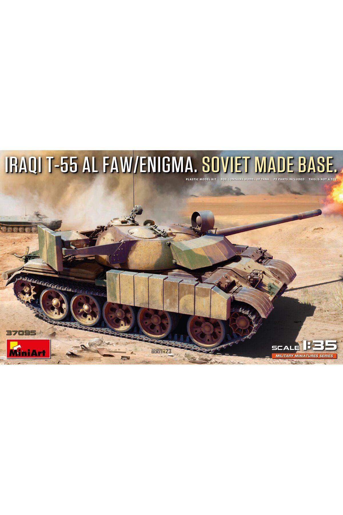 MiniArt 1:35 Iraklı T-55 Al Faw/Enigma. Sovyet Yapımı Kaide