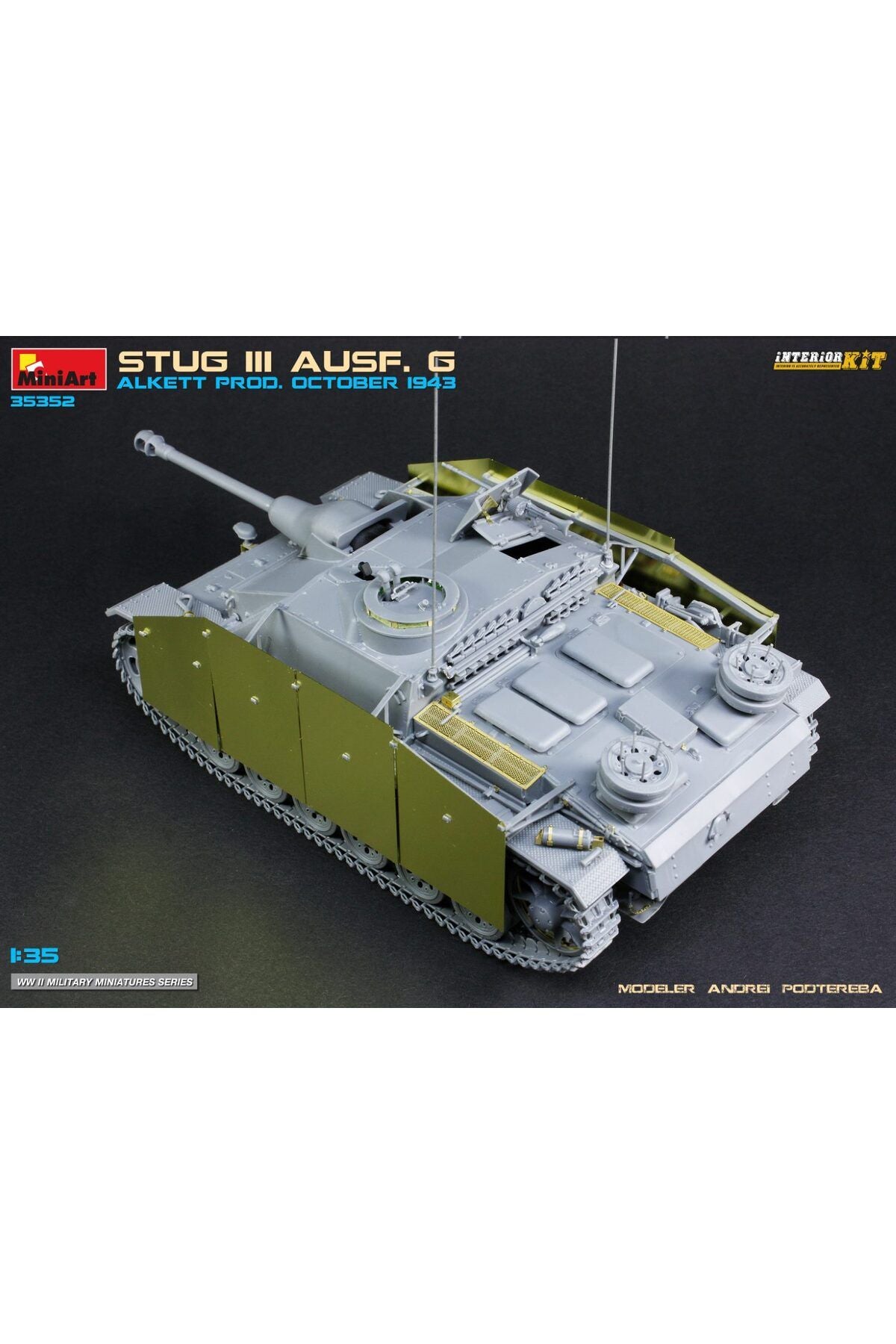 MiniArt 1:35 Stug III Ausf. G Ekim 1943 Alkett Prod. Interior Kit