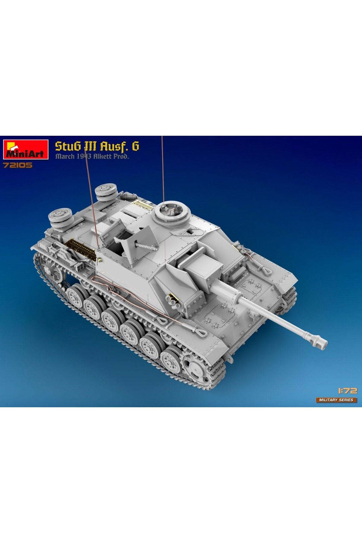 MiniArt 1:72 StuG III Ausf. G Mart 1943 Üretimi