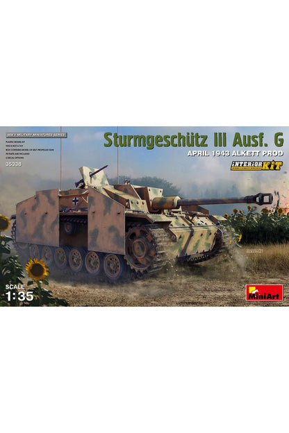 MiniArt Sturmgeschutz III Ausf. G April 1943 Alkett Prod. Interior Kit