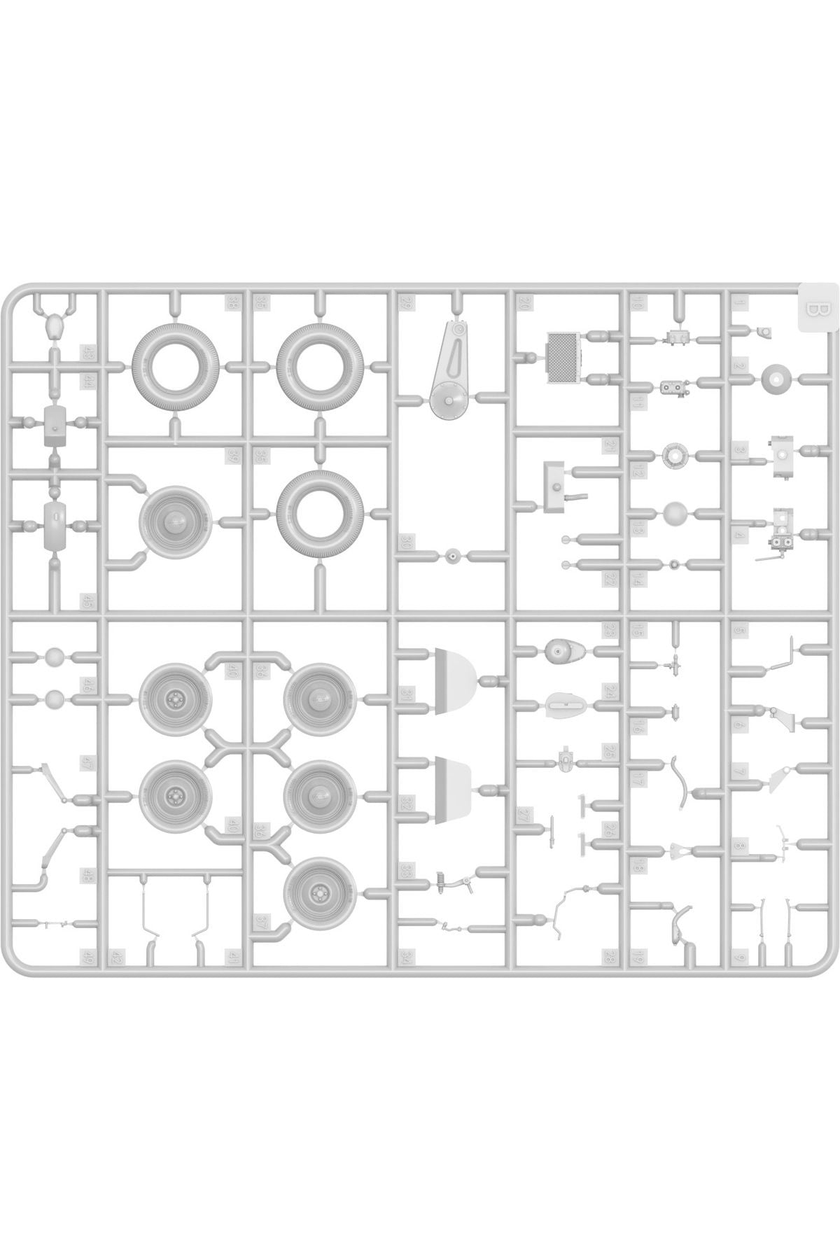 MiniArt Tempo A400 Lieferwagen. Alman-3 Tekerlekli Servis Aracı