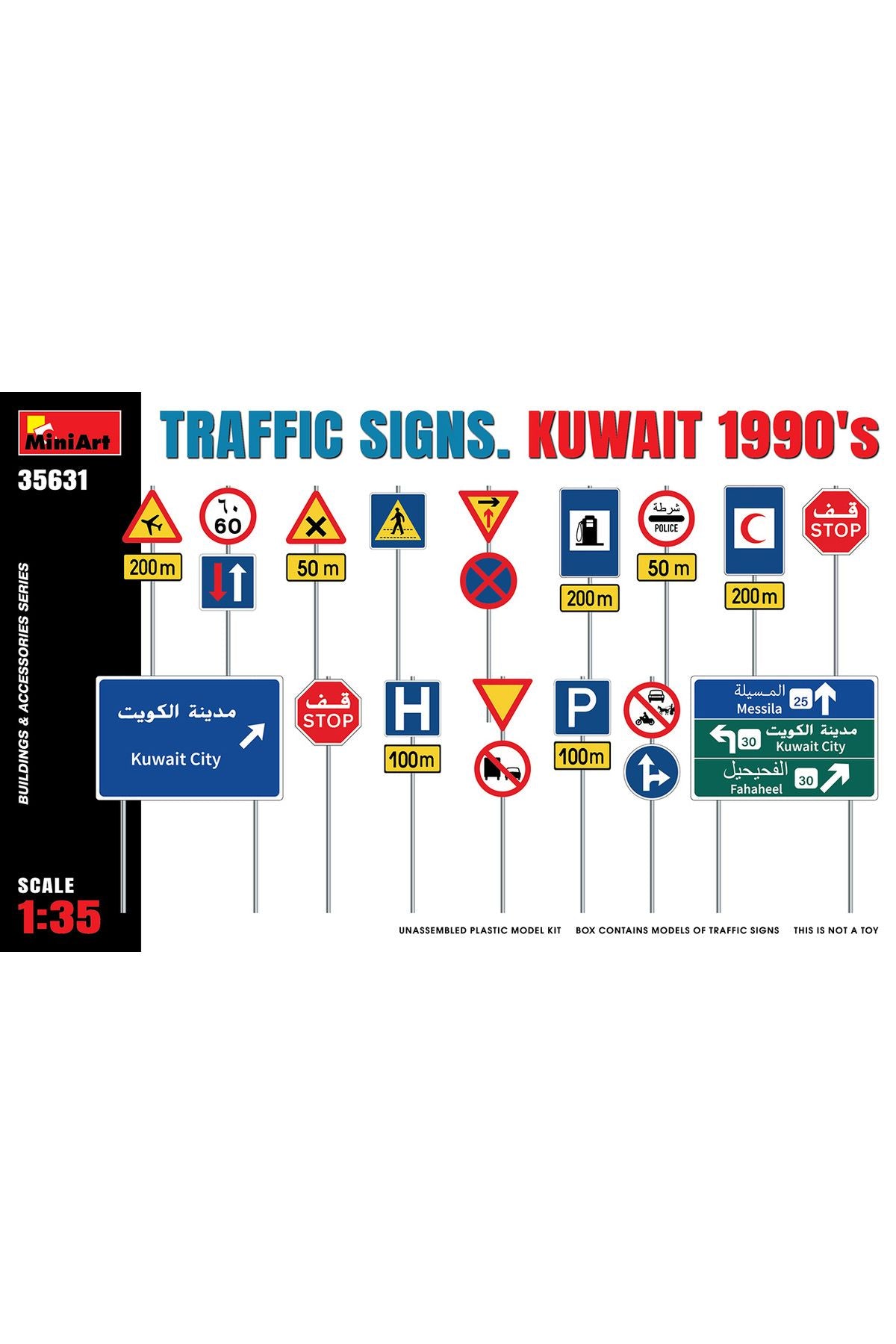 MiniArt Trafik İşaretleri. Kuveyt 90'lar