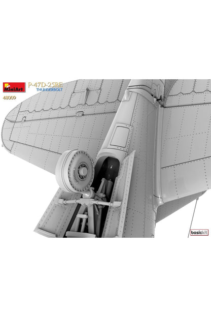 MiniArt 1:48 P-47D-25RE Thunderbolt Temel Kit