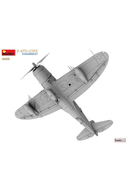 MiniArt 1:48 P-47D-25RE Thunderbolt Temel Kit