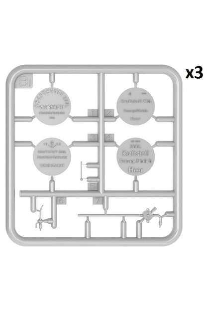 MiniArt Benzin Varilli Alman Askerleri Özel Baskı
