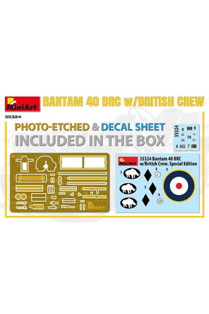 MiniArt İngiliz Mürettebatı ile Bantam 40 Brc - Özel Üretim