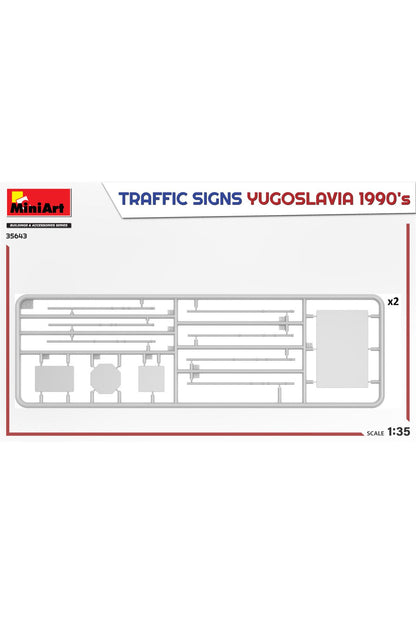 MiniArt Yugoslavya Trafik İşaretleri (1990'lar)