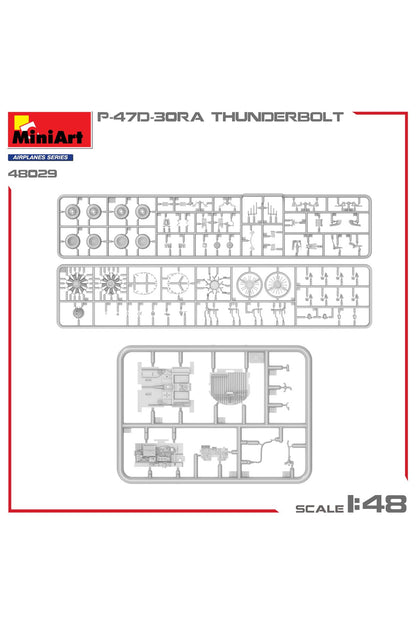 MiniArt 1:48 P-47D-30RA Thunderbolt. İleri Düzey Kit.