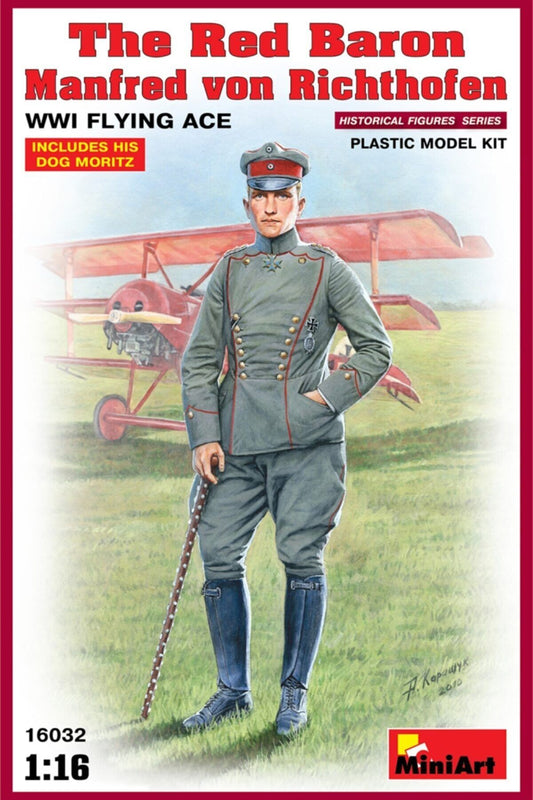 MiniArt Kızıl Baron Manfred von Richthofen I. Dünya Savaşı Pilotu