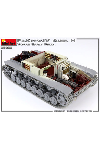 MiniArt Pz. Kpfw. IV Ausf. H Vomag İlk Üretim Mayıs 1943 Interior Kit