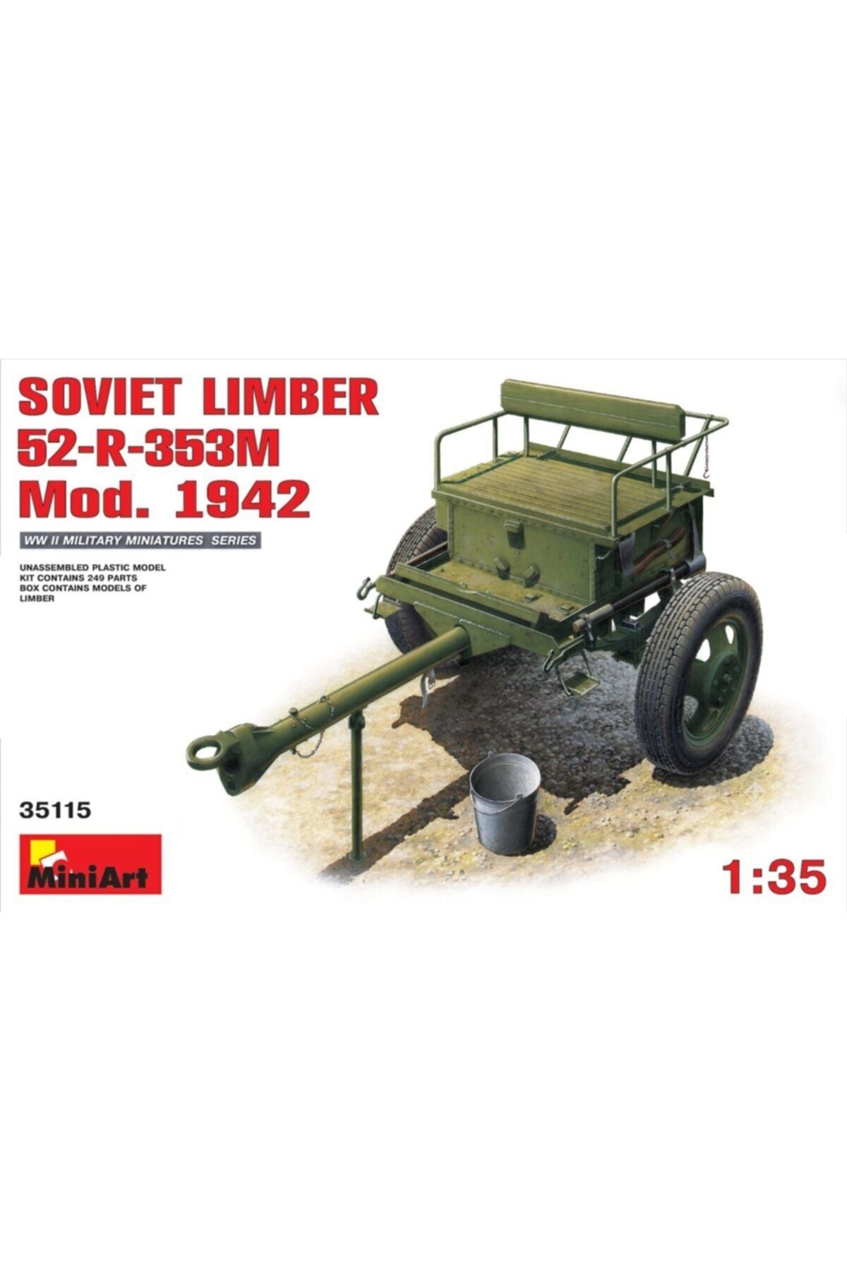 MiniArt Sovyet Top Arabası Ön Parçası 52-R-353M Mod.1942"