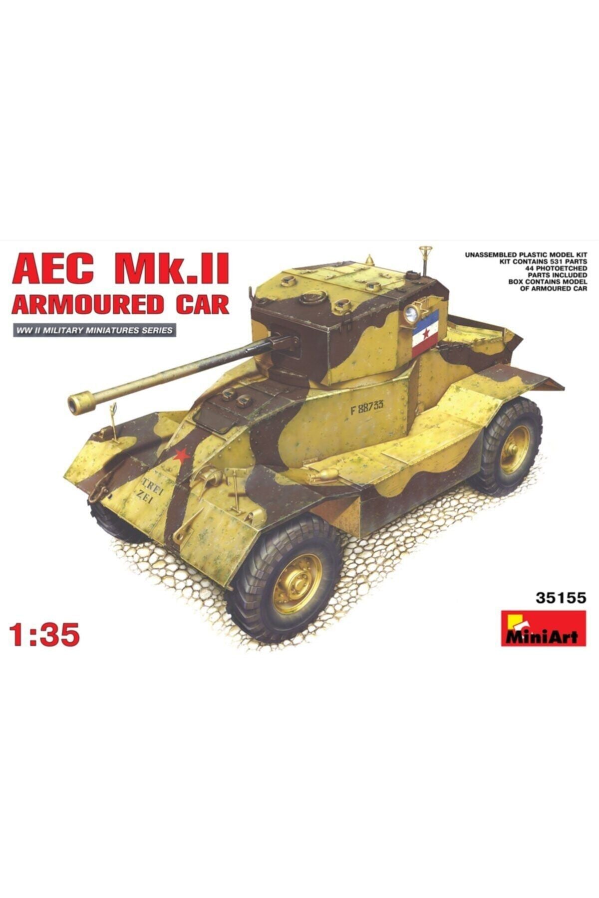 MiniArt AEC Mk II Zırhlı Araç