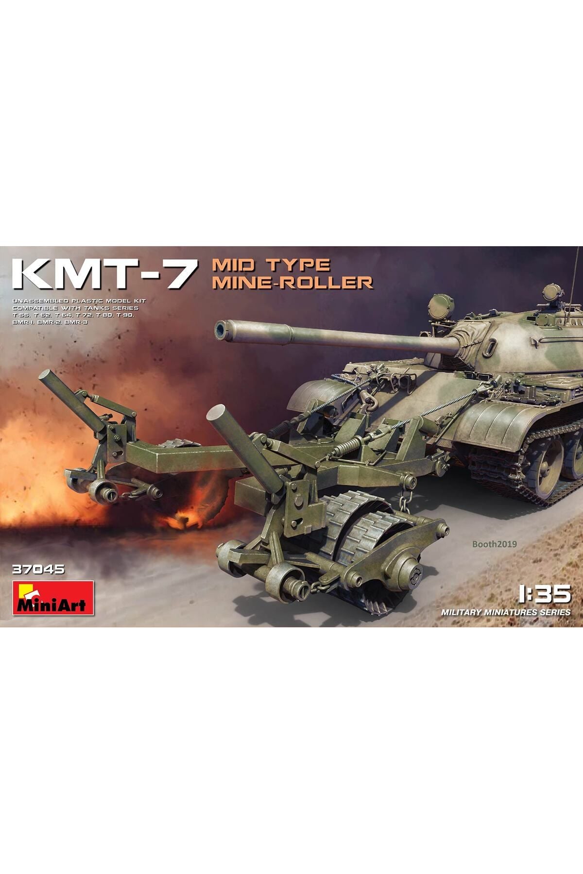 MiniArt Ortaboy KMT-7 Mayın Silindiri