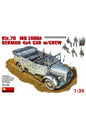 MiniArt Kfz.70 (MB 1500A) Mürettebatlı Alman 4x4 Araba