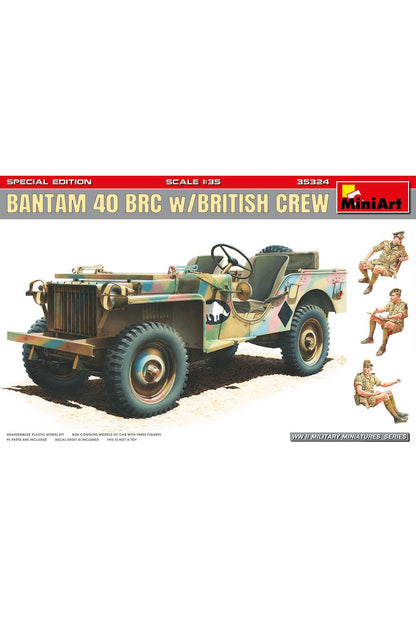 MiniArt İngiliz Mürettebatı ile Bantam 40 Brc - Özel Üretim