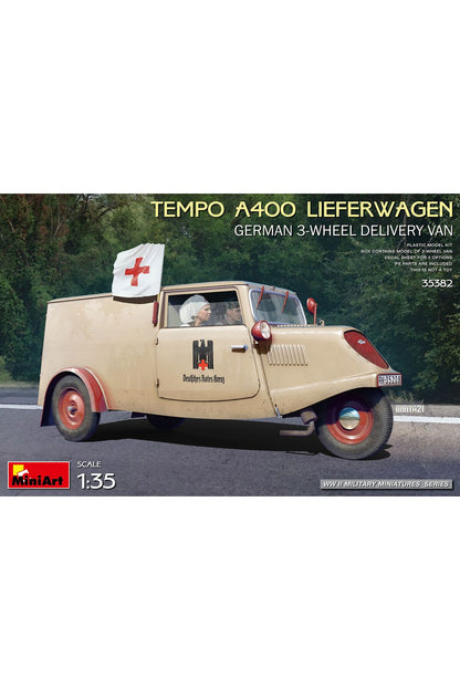 MiniArt Tempo A400 Lieferwagen. Alman-3 Tekerlekli Servis Aracı