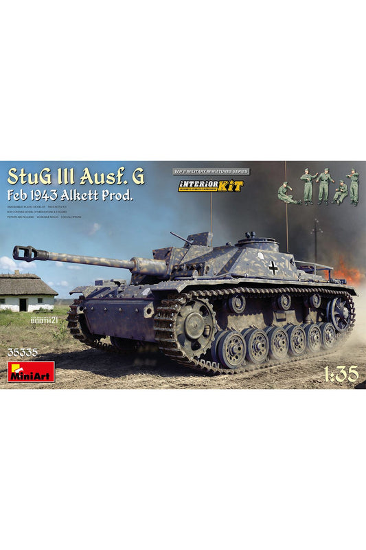 MiniArt StuG III Ausf. G Feb 1943 Alkett Prod. Interior Kit.