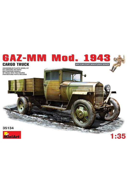 MiniArt 1943 Model GAZ-MM. Kargo Kamyonu