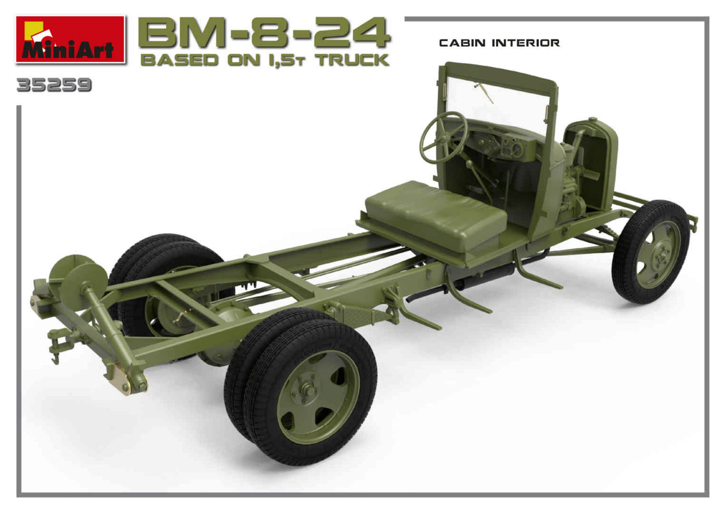 MiniArt 1,5ton BM-8-24 Kurulu Kamyon