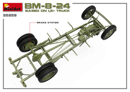 MiniArt 1,5ton BM-8-24 Kurulu Kamyon