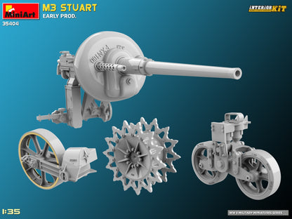 MiniArt M3 Stuart Early Prod. Interior Kit