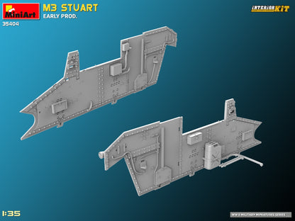 MiniArt M3 Stuart Early Prod. Interior Kit