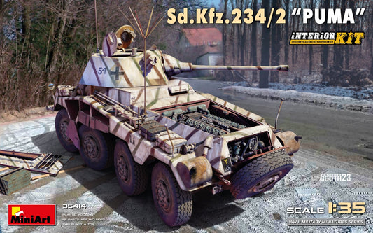 MiniArt Sd. Kfz. 234/2 Puma. Interior Kit