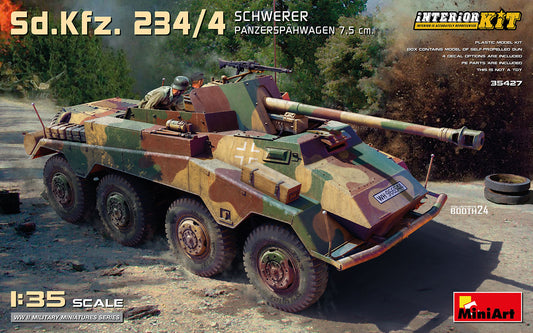 MiniArt Sd. Kfz. 234/4 Schwere Panzerspahwagen 7,5 cm. Interior Kit