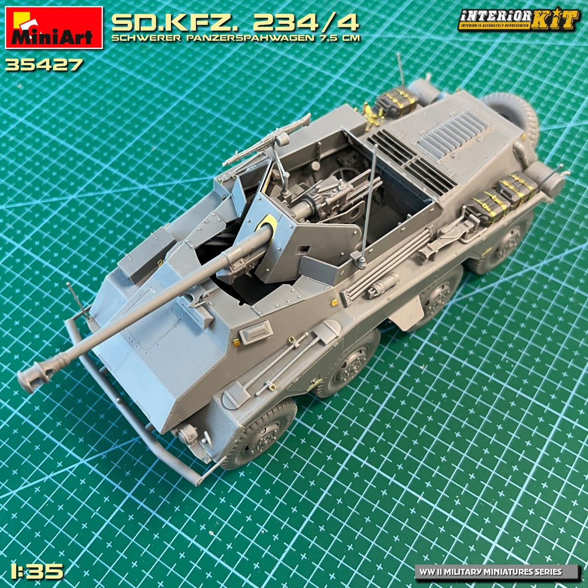 MiniArt Sd. Kfz. 234/4 Schwere Panzerspahwagen 7,5 cm. Interior Kit