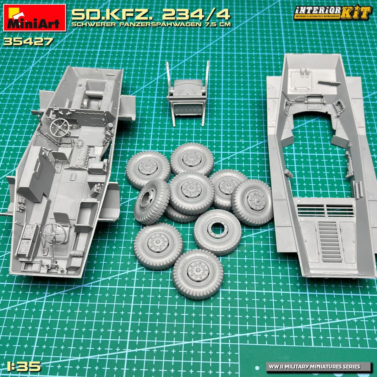 MiniArt Sd. Kfz. 234/4 Schwere Panzerspahwagen 7,5 cm. Interior Kit