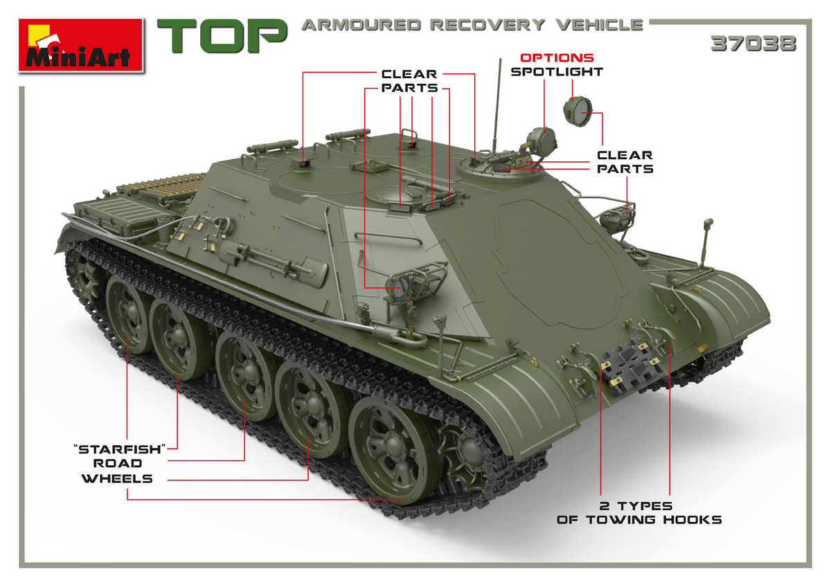 MiniArt TOP Zırhlı Kurtarma Aracı