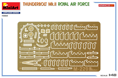 MiniArt Thunderbolt Mk. II. Royal Air Force. Advanced Kit.