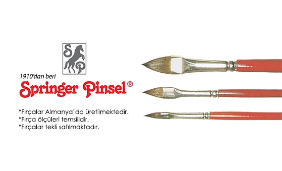 Springer Pinsel Midilli Kılı Tamir Fırçası 04