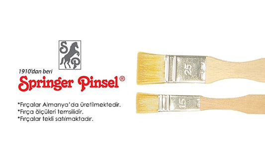 Springer Pinsel Düz Naylon Fırça 25