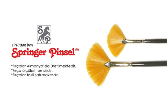 Springer Pinsel Sentetik Yelpaze Fırça 02