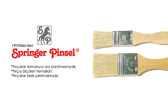 Springer Pinsel Düz Sert Fırça 40