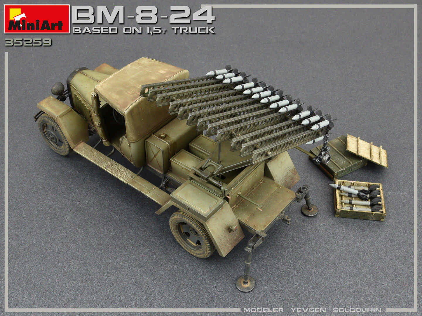 MiniArt 1,5ton BM-8-24 Kurulu Kamyon