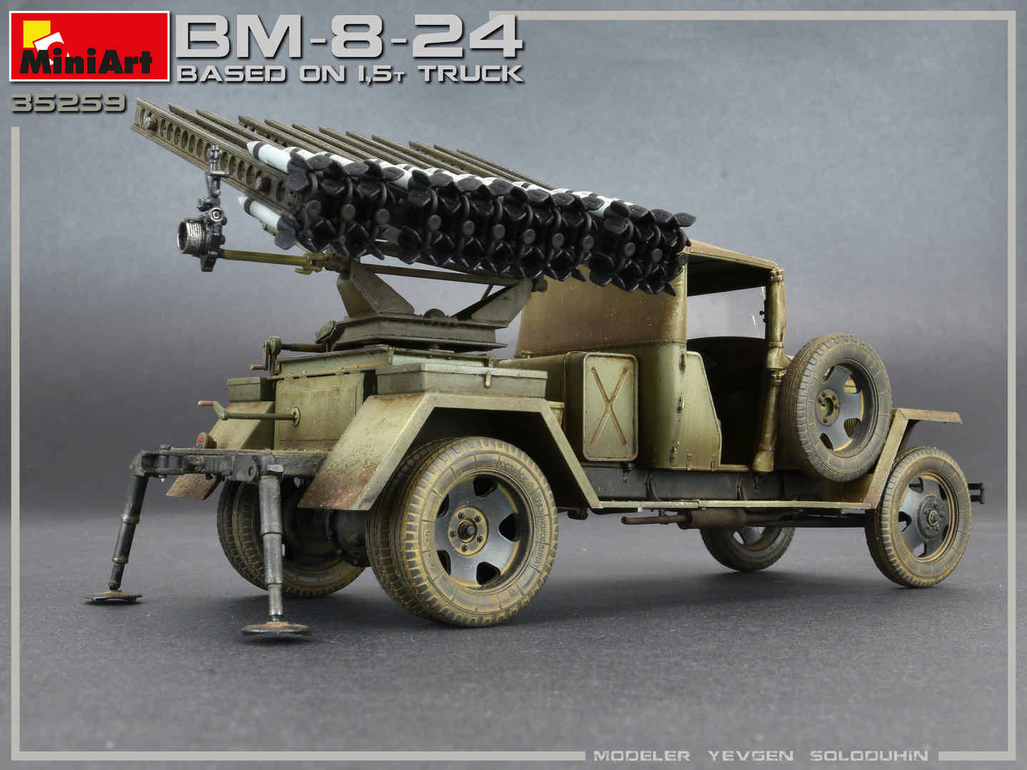 MiniArt 1,5ton BM-8-24 Kurulu Kamyon