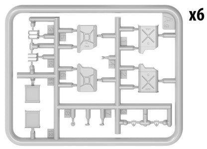 MiniArt Müttefik Ülkeler Benzin Bidon Seti (II. Dünya Savaşı)
