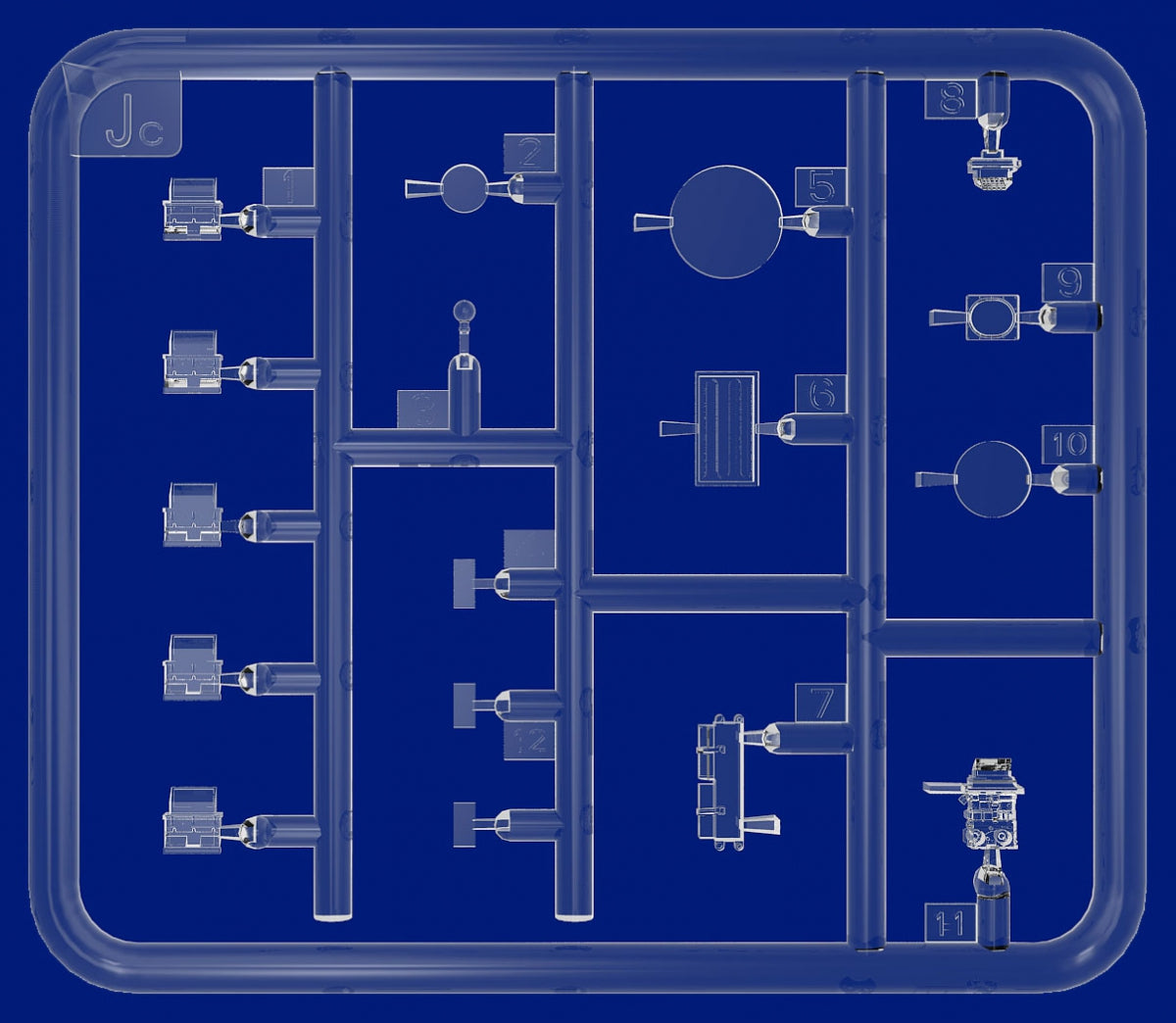 MiniArt Tiran 4 Sharir Yeni Tip Interior Kit