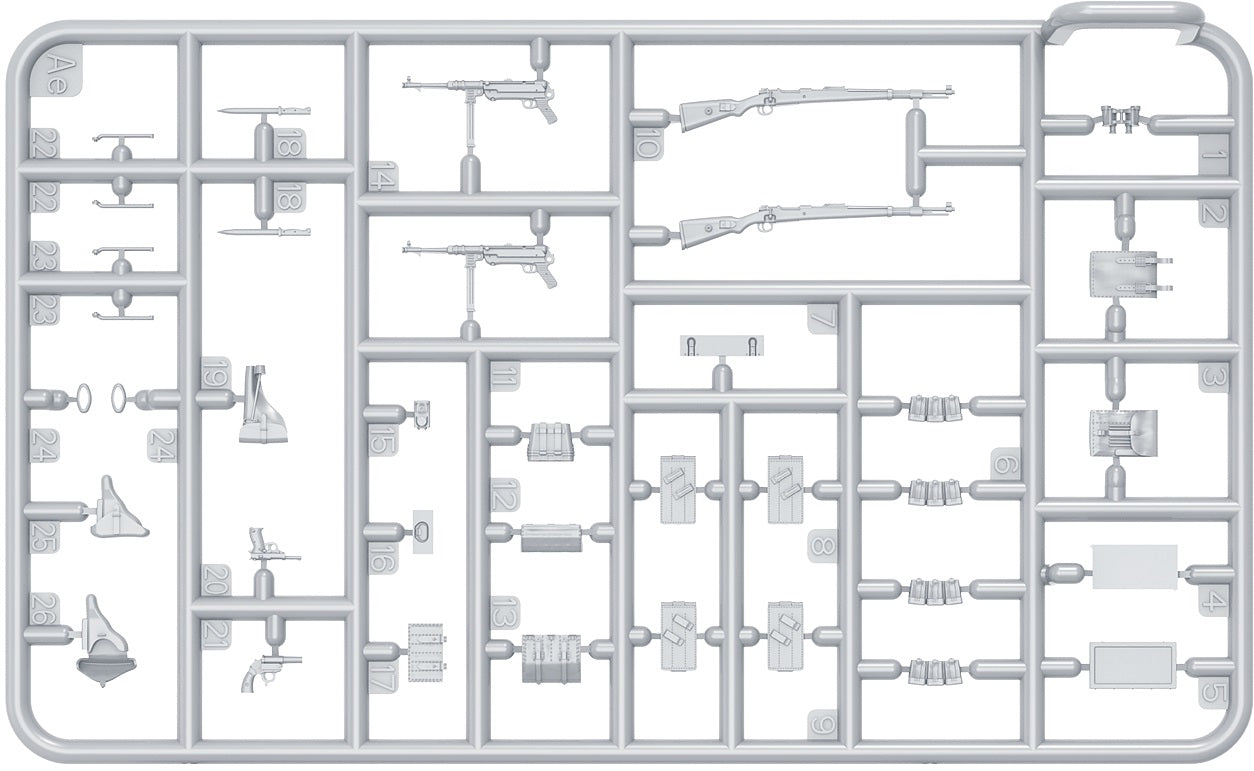 MiniArt Alman Tank Sürücüleri Set 1. Reçine Başlı