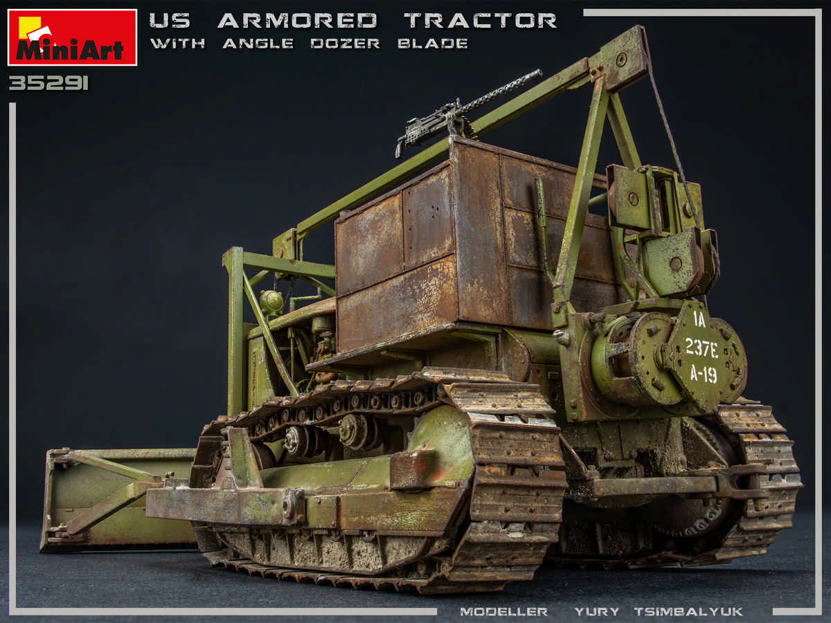 MiniArt Amerikan Zırhlı, Açılı Dozer Bıçaklı Traktör