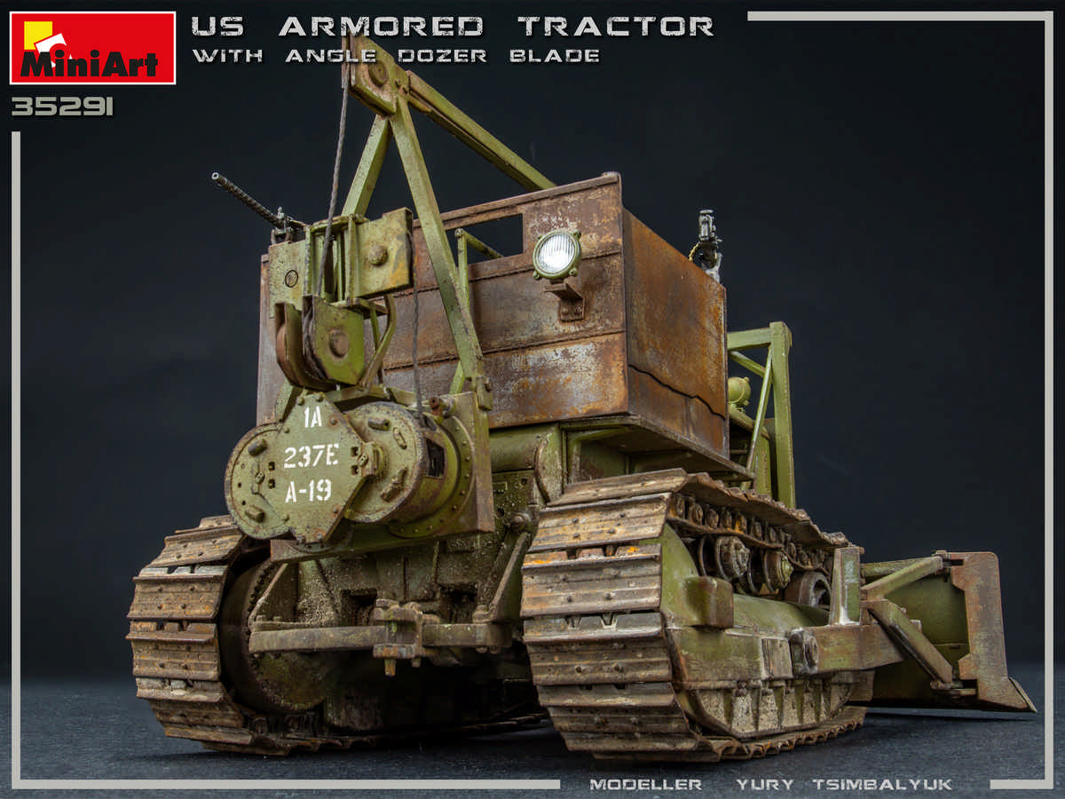 MiniArt Amerikan Zırhlı, Açılı Dozer Bıçaklı Traktör